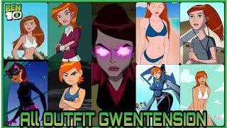 Gwens All Outfit  All ben10 series last to end  new video by @AnimationDuniyaHindi