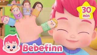 Finger Family +Compilation  Bebefinn Top Songs of The Year  Nursery Rhymes for Kids