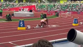 Women’s 400m Hurdles Round 1 Heat 5 2024 U.S. Olympic Trials Shamier Little 54.93 Cassandra Tate