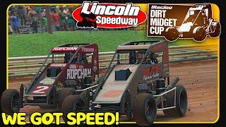 Dirt Midget - Lincoln Speedway - iRacing Dirt