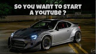 How To Start An Automotive Youtube Channel With No MONEY