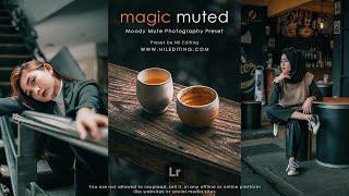 Magic muted photography preset editing  lightroom moody presets free download  DNG - XMP