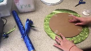 How to wrap a cake board