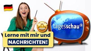 Lerne echtes Deutsch mit Nachrichten I Deutsch lernen b2 c1