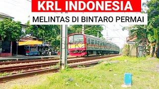 KRL MELINTAS DI BINTARO PERMAI PESANGGRAHAN JAKSEL‼️