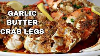 Quick & Easy 20 Minutes Garlic Butter Crab Legs Recipe  How To Cook Dungeness Crab Legs