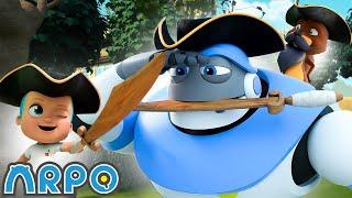 Arrrrrrrrpo the Pirate  ARPO  Educational Kids Videos  Moonbug Kids