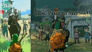 Legend of Zelda TOTK - Bring More Peace to Hyrule Field & Necluda - Hoz Side Adventure