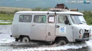 Crossing Mongolian rivers