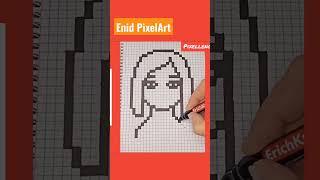 Enid Wendsday Енид как рисовать Уэнздэй #howtodraw #енидсинклер #enid #wendsday #pixelart