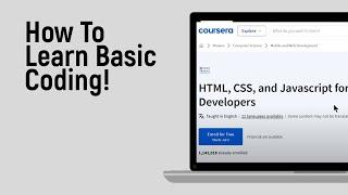 How to Learn Basic Coding easy