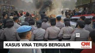 Ricuh Demo Kasus Vina di Depan Polres Cirebon Kota