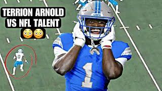 How “Rookie” Terrion Arnold looked vs NFL Talent  2024 Preseason FULL Highlights Detroit Lions