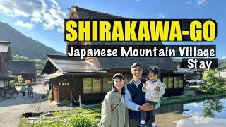 Shirakawa-go Japanese Village Hotels & Street View in the Mountains