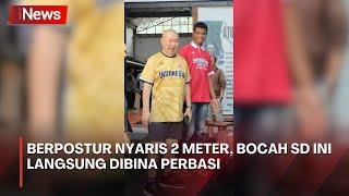 Berpostur Nyaris 2 Meter Bocah SD Ini Langsung Dibina Perbasi