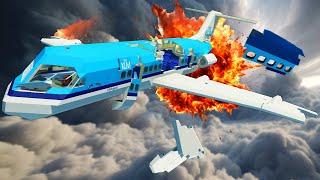 Plane DISINTEGRATES After Takeoff in Stormworks Multiplayer