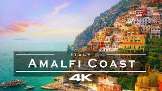 Amalfi Coast Italy  - by drone 4K