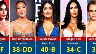 The Size of The Superstars Boobs - Real Celebrity Bra Sizes