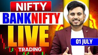 Live Trading  Nifty Prediction Live  Banknifty  Live Option Trading Today 01 July