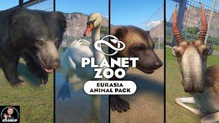 Planet Zoo Eurasia Animal Pack - First Look At All The New Animals
