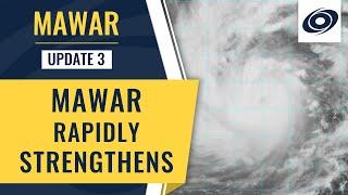 Typhoon Mawar Rapidly Intensifying on Course for Guam