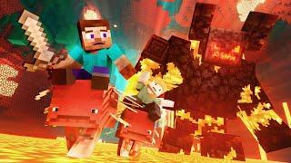 LAVA TITAN - Alex and Steve Life Minecraft Animation