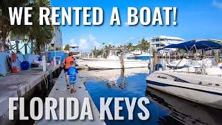 Boat Rental in the FLORIDA KEYS on Rough Water 4K