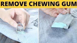 3 Easy Ways to Remove Chewing Gum from Clothes with Ice