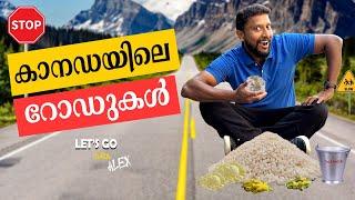 കാനഡയിലെ റോഡുകൾ  Road in Canada #canada #kerala  #roadtrip  #funny #troll  #viralvideo #trending