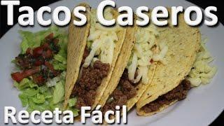 Como Hacer Tacos Caseros De Carne - Tacos Mexicanos Receta Colombiana Facil