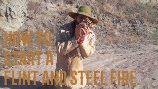 How to Start a Fire with Flint and Steel