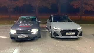 Audi 100s44.2biturbo800+hp vs audi rs6 c8 st2770hp