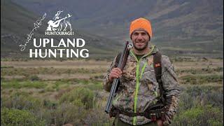 Greywing Partridge Hunting in South Africa Over Pointers  صيد الحجل في جنوب أفريقيا