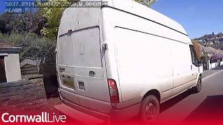 Dangerous stupid driving in Cornwall caught on video