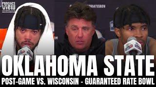 Mike Gundy & Oklahoma State Cowboys React to Guaranteed Rate Bowl Loss vs. Wisconsin Badgers