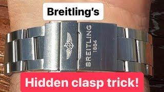 Breitlings hidden clasp trick revealed