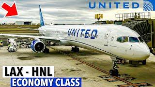 FLYING PENCIL  United Airlines 757-300  Los Angeles LAX - Honolulu Hawaii HNL Trip Report