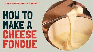 How to make a cheese fondue at home recipe tutorial