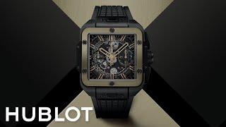 HUBLOT - SQUARE BANG UNICO CERAMIC MAGIC GOLD