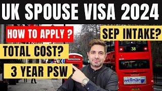 UK Spouse VISA 2024  How to Apply UK Dependent VISA?  UK Student VISA with Spouse 2024  UK VISA