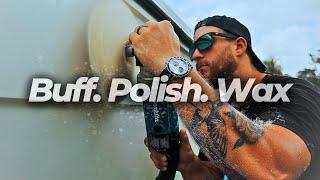 How To Buff Polish & Wax A Boat  3 Easy Steps  For Oxidation Removal