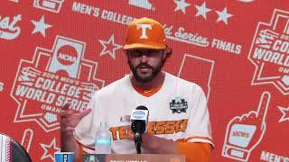 Tony Vitello reacts to Vols Game 1 loss to Texas A&M in CWS Finals  Tennessee Baseball