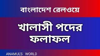 railway khalasi result  বাংলাদেশ রেলওয়ের খালাসী পদের লিখিত MCQ Type পরীক্ষার ফলাফল