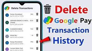 google pay transaction history delete  how to delete transaction history in google pay  2023