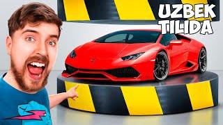 Lamborgini-ni Pressda ezamiz - @MrBeast Ozbekcha