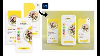 how to use mobile screen mockup in photoshop  edit mobile mockup template