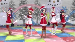 MMD The Idol M@ster 2 Girls dancing to Sarah Brightmans Version of I believe in Father Christmas