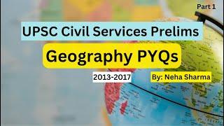 UPSC Previous Year Questions Analysis  Geography  Part 1 #upsc #civilservices #civilservicesexam