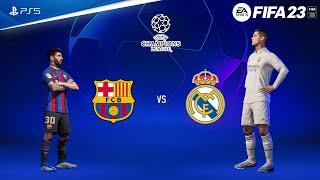 FIFA 23 - Barcelona vs Real madrid ft. Messi Ronaldo  UCL Final Match  PS5™ Gameplay 4K60