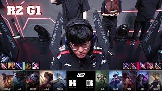 OMG vs EDG - Game 1  Round 2 LPL Summer 2023 Playoffs  Oh My God vs Edward Gaming G1